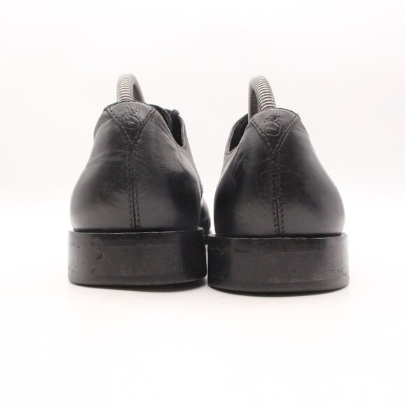 John Varvatos USA Men's Size 9 M Black Leather Plain Toe Oxfords Dress Shoes - Picture 6 of 10